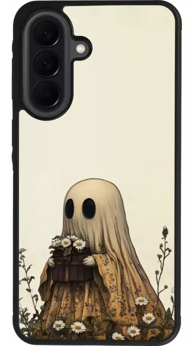 Coque Samsung Galaxy A37 - Silicone rigide noir Halloween 2025 Ghost gardener