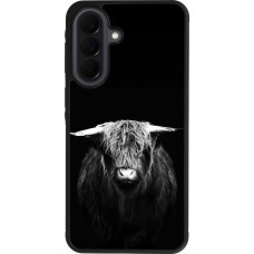 Coque Samsung Galaxy A37 - Silicone rigide noir Highland calf black