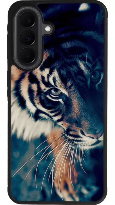 Coque Samsung Galaxy A37 - Silicone rigide noir Incredible Lion