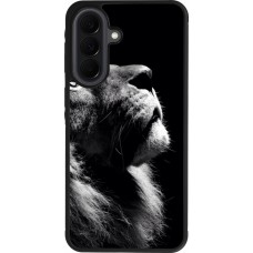 Coque Samsung Galaxy A37 - Silicone rigide noir Lion looking up