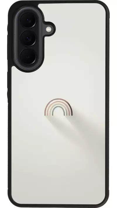 Coque Samsung Galaxy A37 - Silicone rigide noir Mini Rainbow Minimal