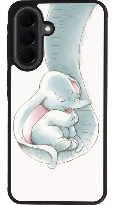 Coque Samsung Galaxy A37 - Silicone rigide noir Mom 1903