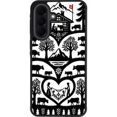 Coque Samsung Galaxy A37 - Silicone rigide noir Poya Suisse 2