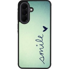 Coque Samsung Galaxy A37 - Silicone rigide noir Smile