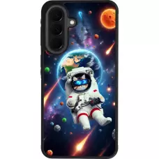 Coque Samsung Galaxy A37 - Silicone rigide noir VR SpaceCat Odyssey