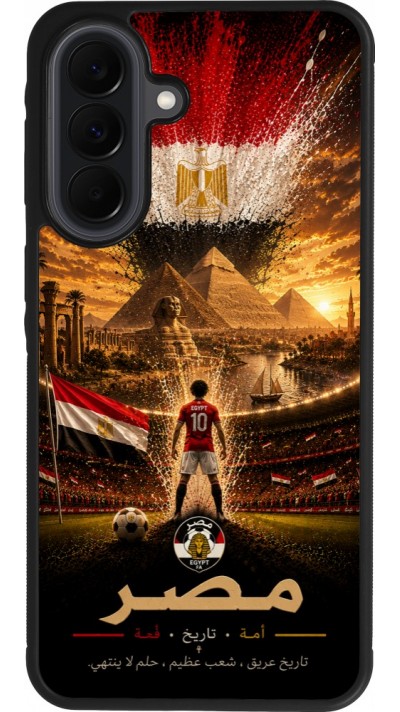 Samsung Galaxy A37 Case Hülle - Silikon schwarz Fussball Ägypten splash 2026