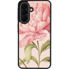 Coque Samsung Galaxy A37 - Silicone rigide noir Just Bloom Spring 2026