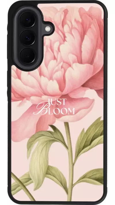 Coque Samsung Galaxy A37 - Silicone rigide noir Just Bloom Spring 2026