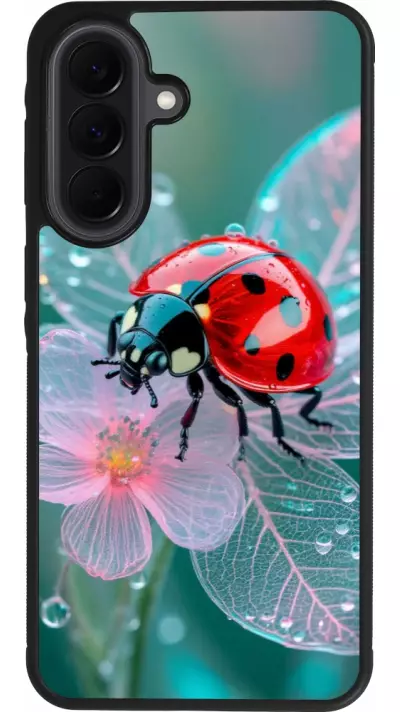 Coque Samsung Galaxy A37 - Silicone rigide noir Ladybird in bloom Spring 2026