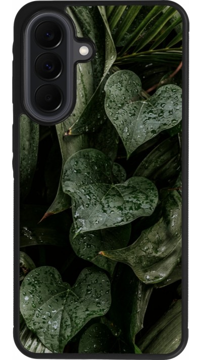 Coque Samsung Galaxy A37 - Silicone rigide noir Spring 23 fresh plants