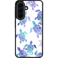Coque Samsung Galaxy A37 - Silicone rigide noir Turtles pattern watercolor