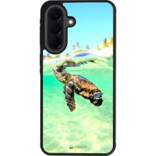 Coque Samsung Galaxy A37 - Silicone rigide noir Turtle Underwater