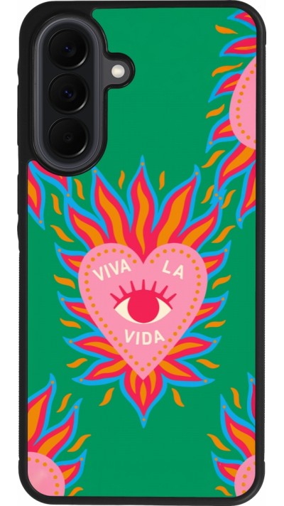 Coque Samsung Galaxy A37 - Silicone rigide noir Viva la vida 2026