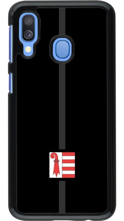 Coque Samsung Galaxy A40 - Canton JU noir