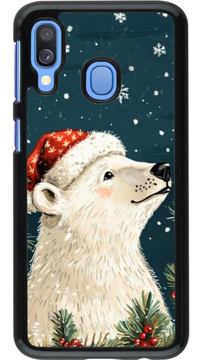 Samsung Galaxy A40 Case Hülle - Christmas 25 Bear