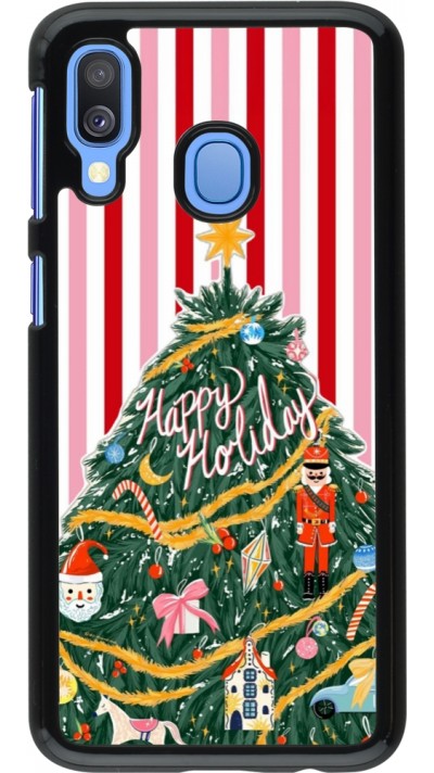 Samsung Galaxy A40 Case Hülle - Christmas 25 Happy Holiday