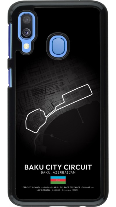 Coque Samsung Galaxy A40 - F1 Track 2025 Azerbaijan