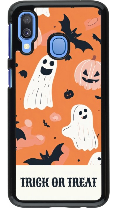 Samsung Galaxy A40 Case Hülle - Halloween 2025 Trick treat Samsung Galaxy A40 Case Hülle - Halloween 2025 Trick treat