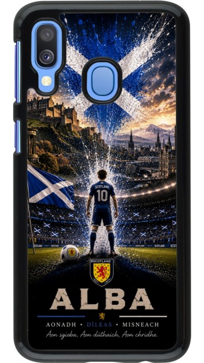 Coque Samsung Galaxy A40 - Football Écosse splash 2026