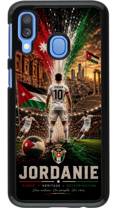 Coque Samsung Galaxy A40 - Football Jordanie splash 2026