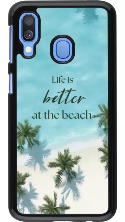 Coque Samsung Galaxy A40 - Summer 2025 Life is better at the beach