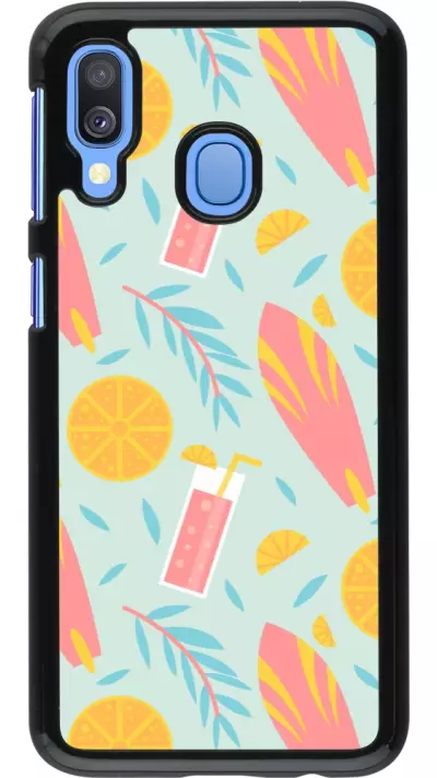 Coque Samsung Galaxy A40 - Summer 2025 Pattern citron