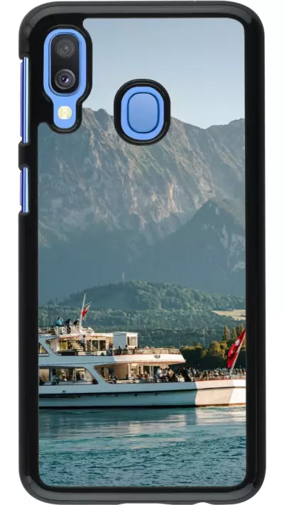 Coque Samsung Galaxy A40 - Fête Nationale Suisse Bateau Leman