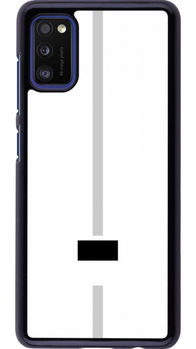 Coque Samsung Galaxy A41 - Canton FR blanc