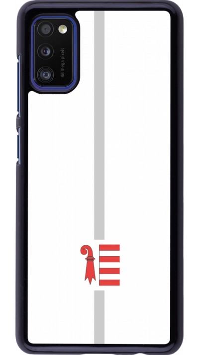 Coque Samsung Galaxy A41 - Canton JU blanc