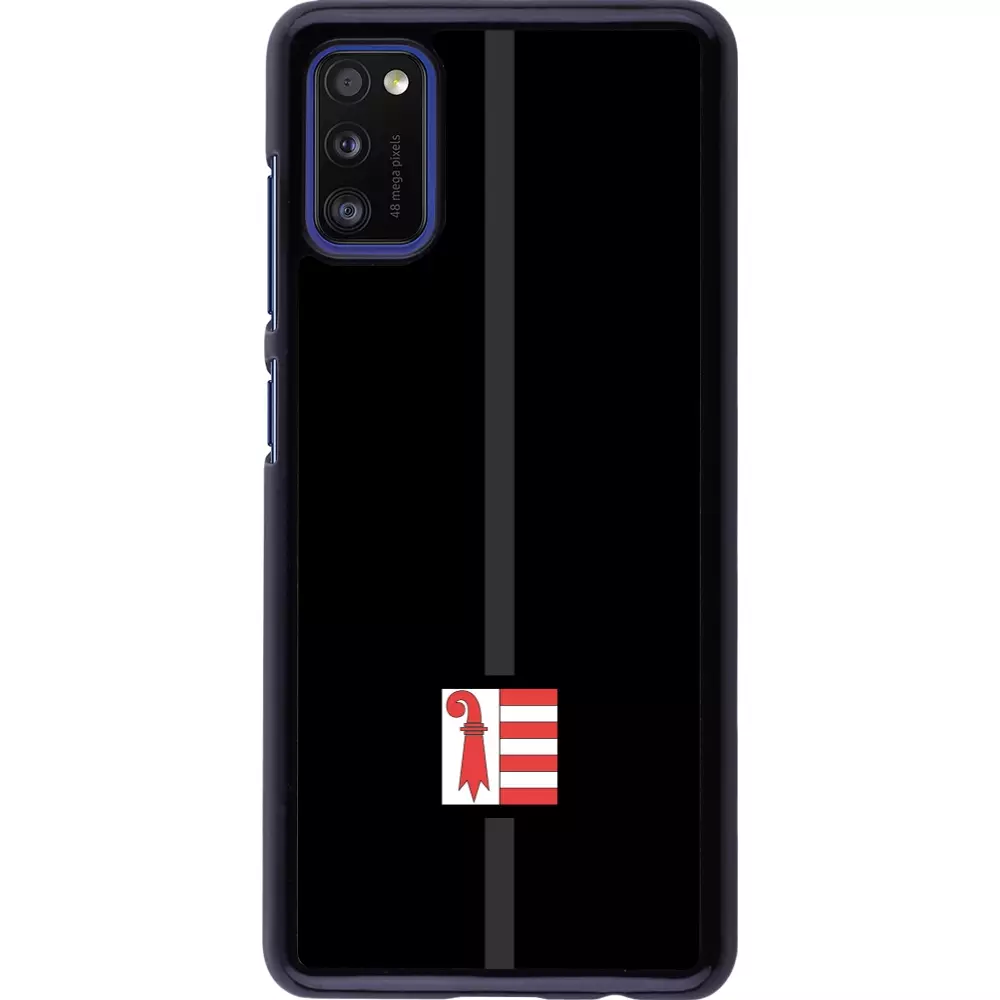 Coque Samsung Galaxy A41 - Canton JU noir
