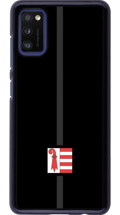 Coque Samsung Galaxy A41 - Canton JU noir