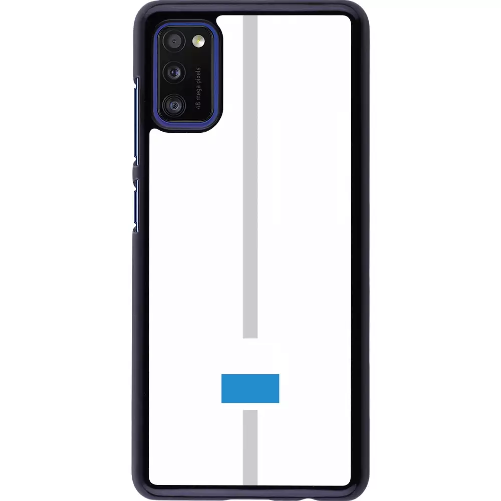 Coque Samsung Galaxy A41 - Canton LU blanc