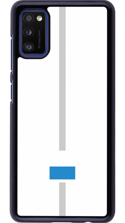 Coque Samsung Galaxy A41 - Canton LU blanc