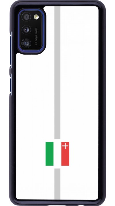 Coque Samsung Galaxy A41 - Canton NE blanc