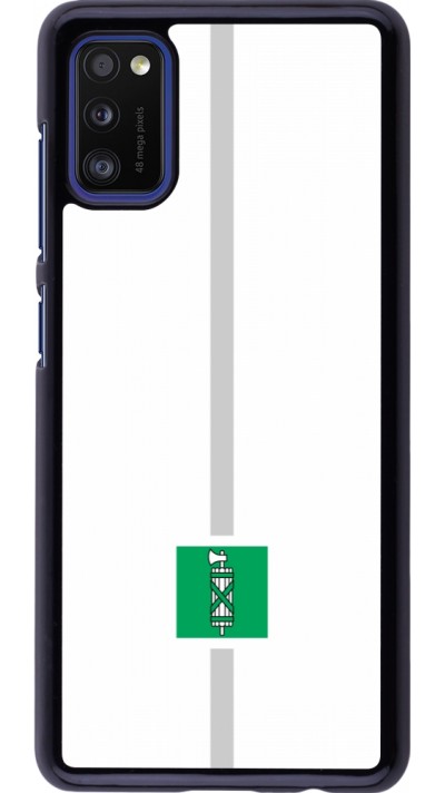 Coque Samsung Galaxy A41 - Canton SG blanc