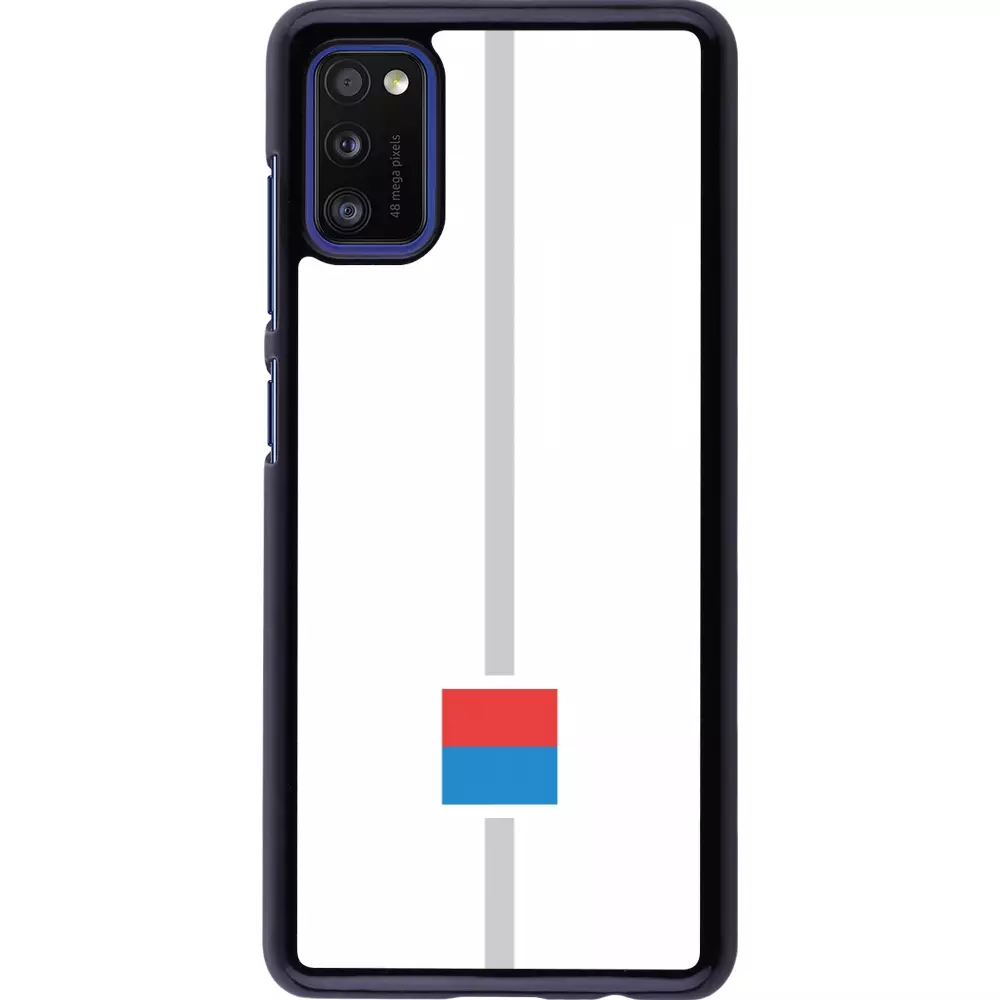 Coque Samsung Galaxy A41 - Canton TI blanc
