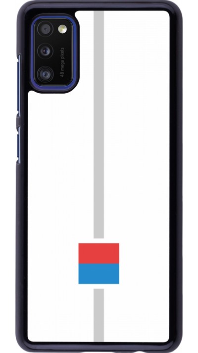 Coque Samsung Galaxy A41 - Canton TI blanc