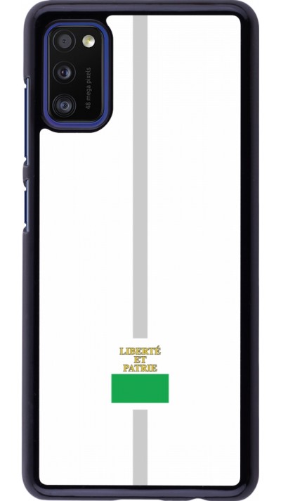 Coque Samsung Galaxy A41 - Canton VD blanc
