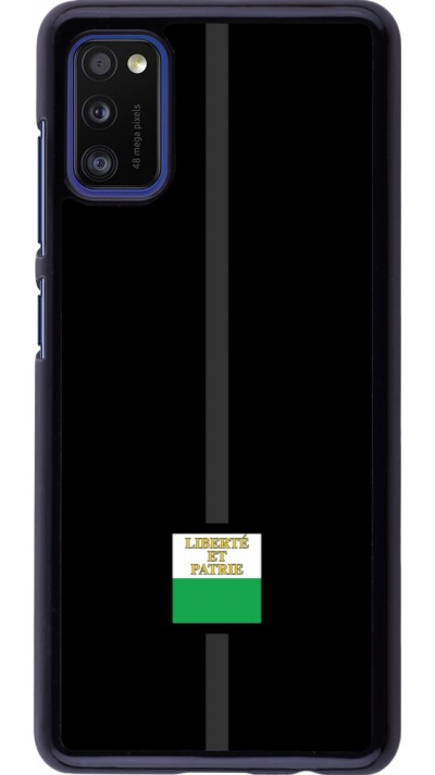 Coque Samsung Galaxy A41 - Canton VD noir
