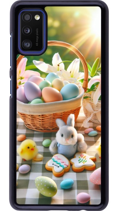 Coque Samsung Galaxy A41 - Easter 2025 Panier Pâques