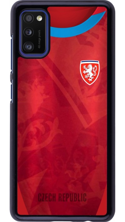 Samsung Galaxy A41 Case Hülle - Tschechische Republik personalisierbares Fussballtrikot Samsung Galaxy A41 Case Hülle - Tschechische Republik personalisierbares Fussballtrikot