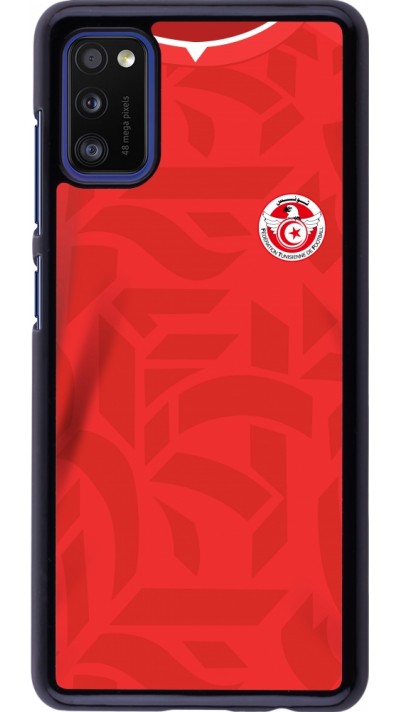 Samsung Galaxy A41 Case Hülle - Tunesien 2022 personalisierbares Fussballtrikot Samsung Galaxy A41 Case Hülle - Tunesien 2022 personalisierbares Fussballtrikot