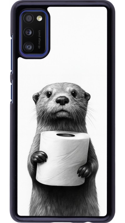 Coque Samsung Galaxy A41 - Loutre papier de toilette
