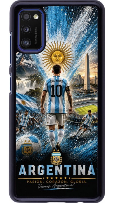 Coque Samsung Galaxy A41 - Football Argentine splash 2026
