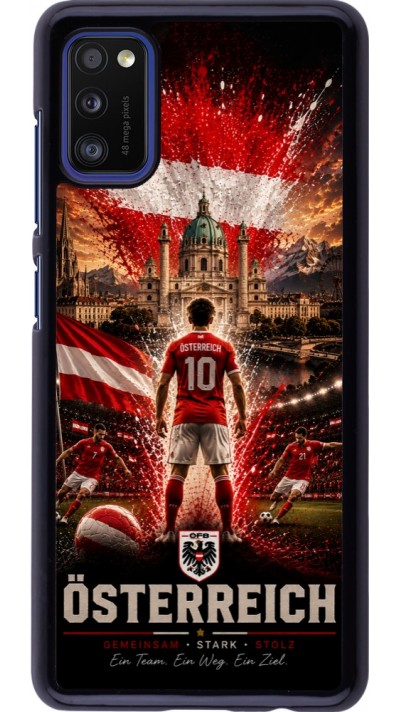Coque Samsung Galaxy A41 - Football Autriche splash 2026