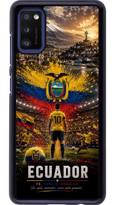 Coque Samsung Galaxy A41 - Football Équateur splash 2026