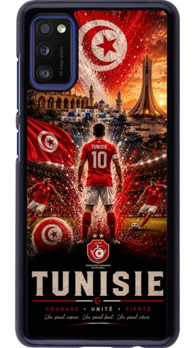 Coque Samsung Galaxy A41 - Football Tunisie splash 2026
