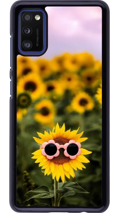 Coque Samsung Galaxy A41 - Sunflower with glasses Spring 2026