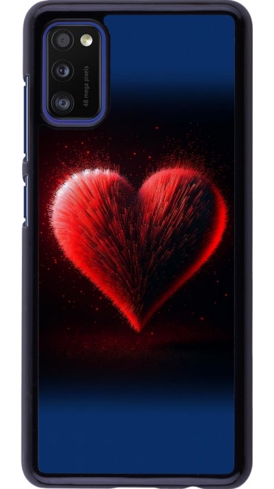 Coque Samsung Galaxy A41 - Valentine 2025 coeur rouge