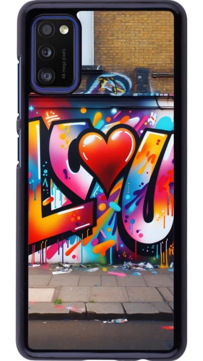 Coque Samsung Galaxy A41 - Valentine 2025 Love U Tag